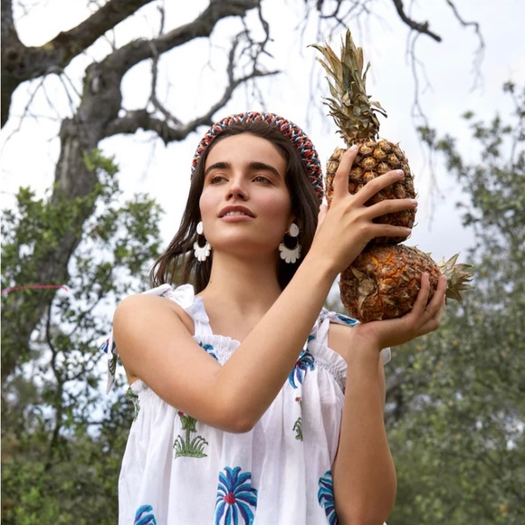 NWT CUCKOO B
Ana headpiece woven rainbow colorful oversized headband - Picture 7 of 12